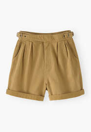 Buckle shorts, Olive sand, webstill