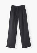 Wide-leg trousers, Black, webstill