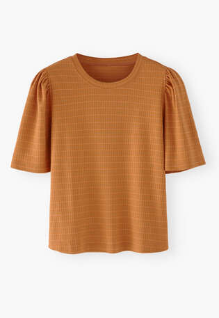 Puff sleeve t-shirt, Ginger, webstill