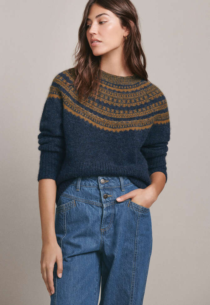 Mom jeans, Mid wash, completeTheLook