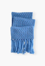 Crochet stitch scarf, Bluebell, webstill