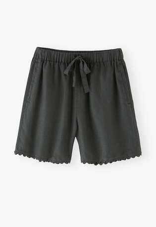 Shorts, Black bottle green, webstill