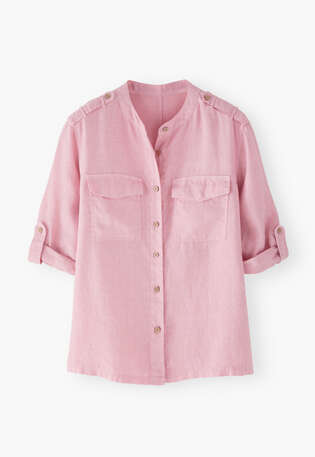 Safari shirt, Pink rose, webstill