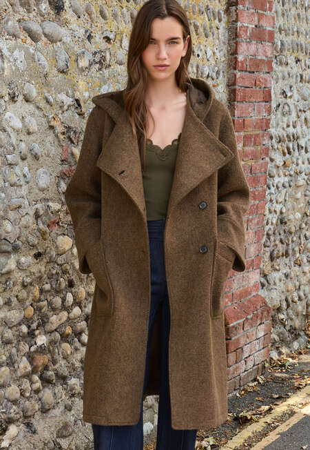 Hooded coat, Brown fawn, completeTheLook