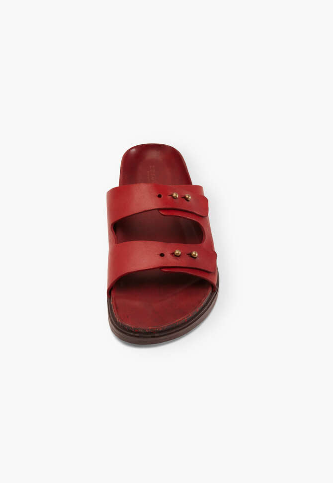 Double-strap sandals, Rosso, completeTheLook
