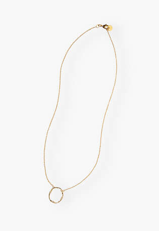 Circular necklace, Gold, webstill