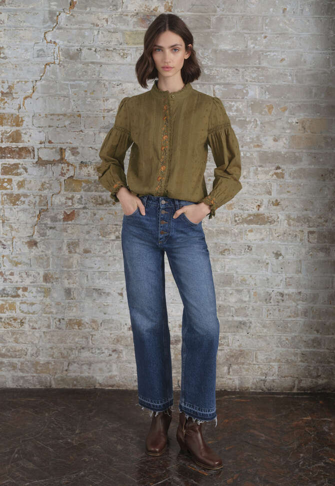 Let-down hem jeans, Dark mid vintage, completeTheLook