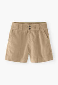 Contrast-fabric shorts, Sand, webstill