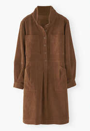 Utility dress, Brown rust, webstill