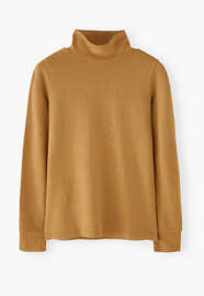 Roll-neck top, Sepia, webstill