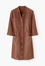 Short dress, Brown cinnamon, webstill