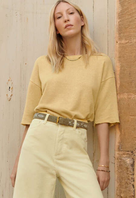 Suede belt, Khaki, completeTheLook