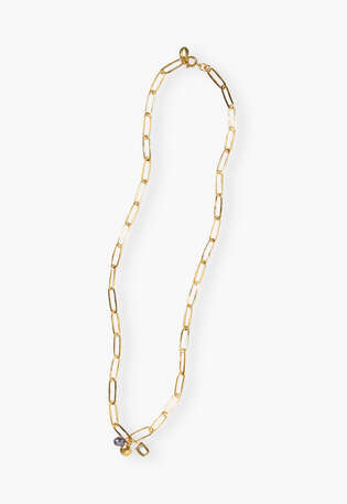 Chain necklace, Gold, webstill