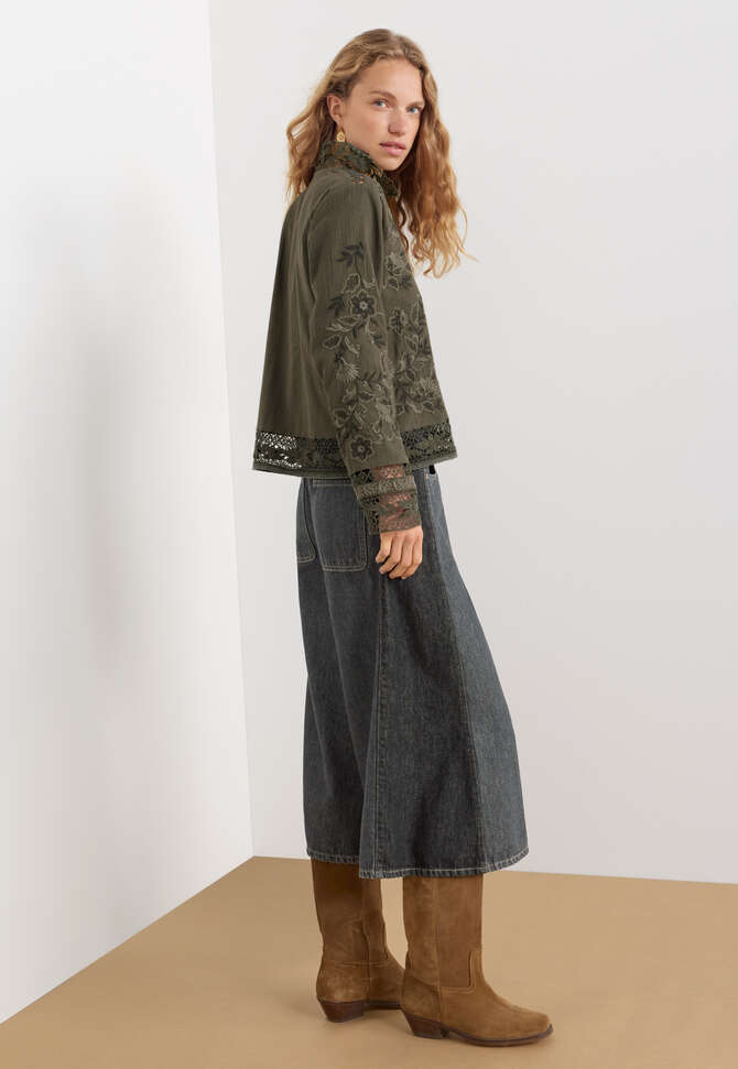 Denim Culottes, Grey wash, completeTheLook