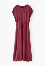 Jersey dress, Dark magenta, webstill