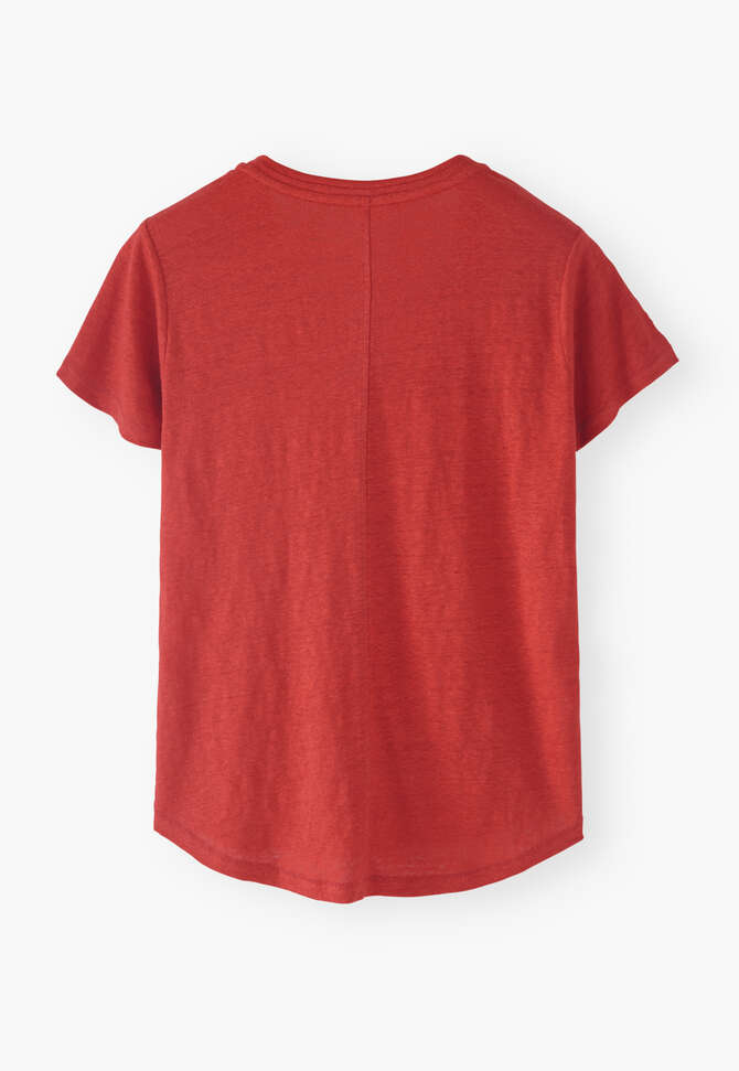V-neck top, Crimson, completeTheLook
