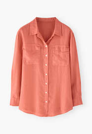 Relaxed shirt, Coral, webstill