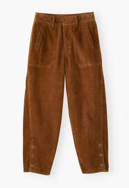 Relaxed carrot cords, Honey brown, webstill