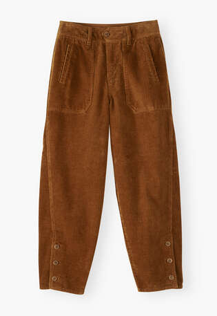 Relaxed carrot cords, Honey brown, webstill