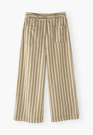 Striped trousers, Khaki stone, webstill