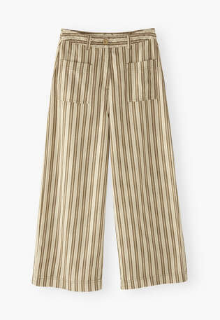 Striped trousers, Khaki stone, webstill