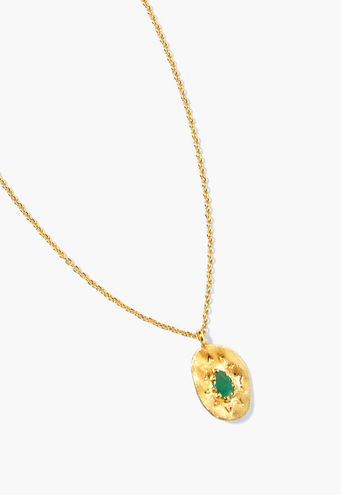 Green necklace, Gold jade, completeTheLook