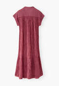 Mixed-check dress, Hot pink, webstill
