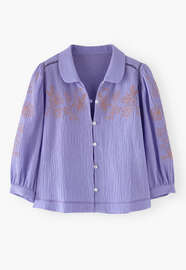 Embroidered blouse, Lavender, webstill