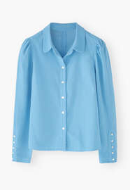Button-through blouse, Bright sky, webstill