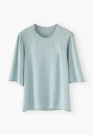 Wide-sleeve sweater, Ocean, webstill