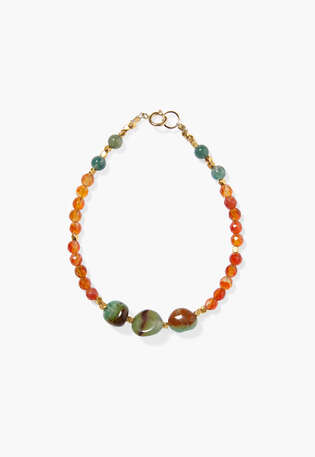 Beaded bracelet, Amber jade, webstill