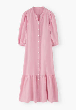 Tiered dress, Pink rose, webstill