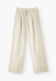 Wide-leg trousers, Ivory, webstill