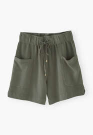 Jersey shorts, Soft olive, webstill
