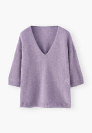 v-neck sweater, Heather, webstill