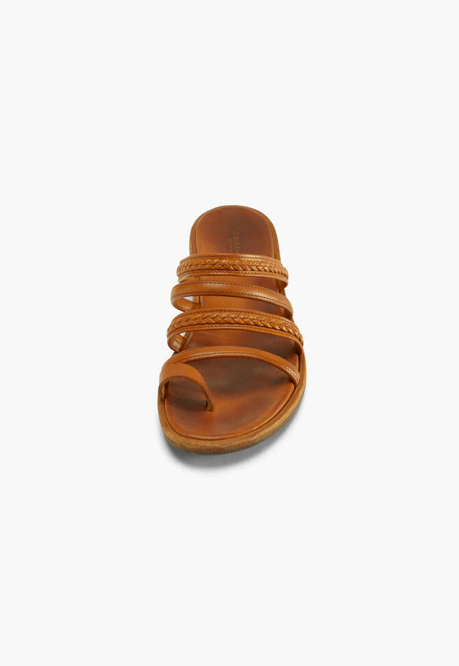 Plait sandals, Tan, completeTheLook