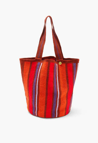 Shopping bag, Terracotta orange, webstill