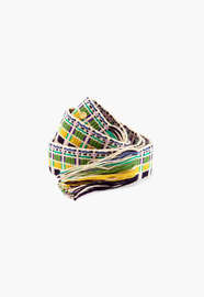 Fringe belt, Ecru multi, webstill