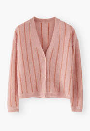 Striped cardigan, Blossom ginger, webstill