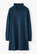 Knitted dress, Petrol, webstill