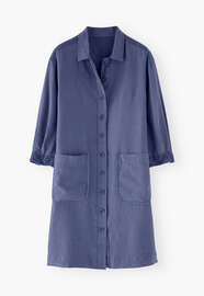 Shirtdress, Washed navy, webstill