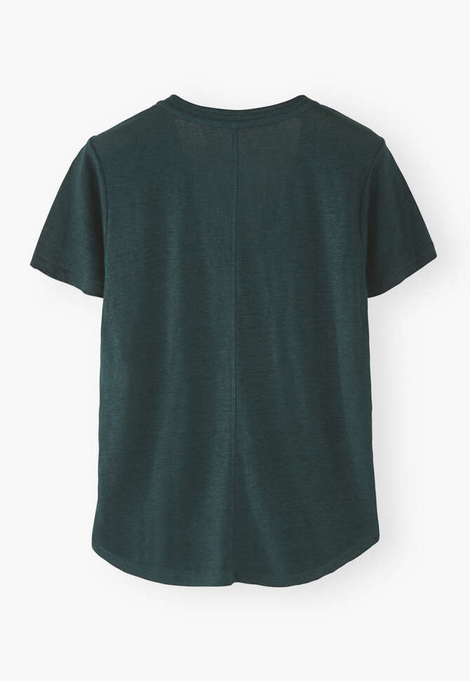 V-neck top, Deep bottle green, completeTheLook