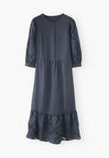 Lace-detail dress, Deep indigo, webstill
