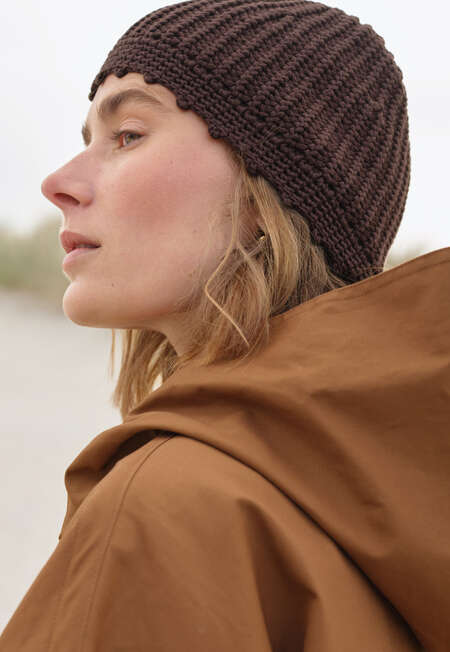 Knitted beanie, Espresso, completeTheLook