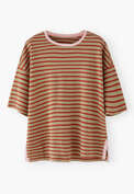Striped T-shirt, Chilli sage, webstill