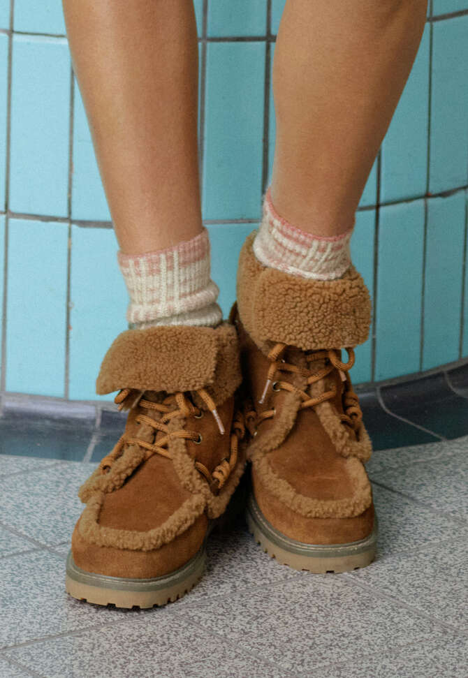 Pattern socks, Pink, completeTheLook
