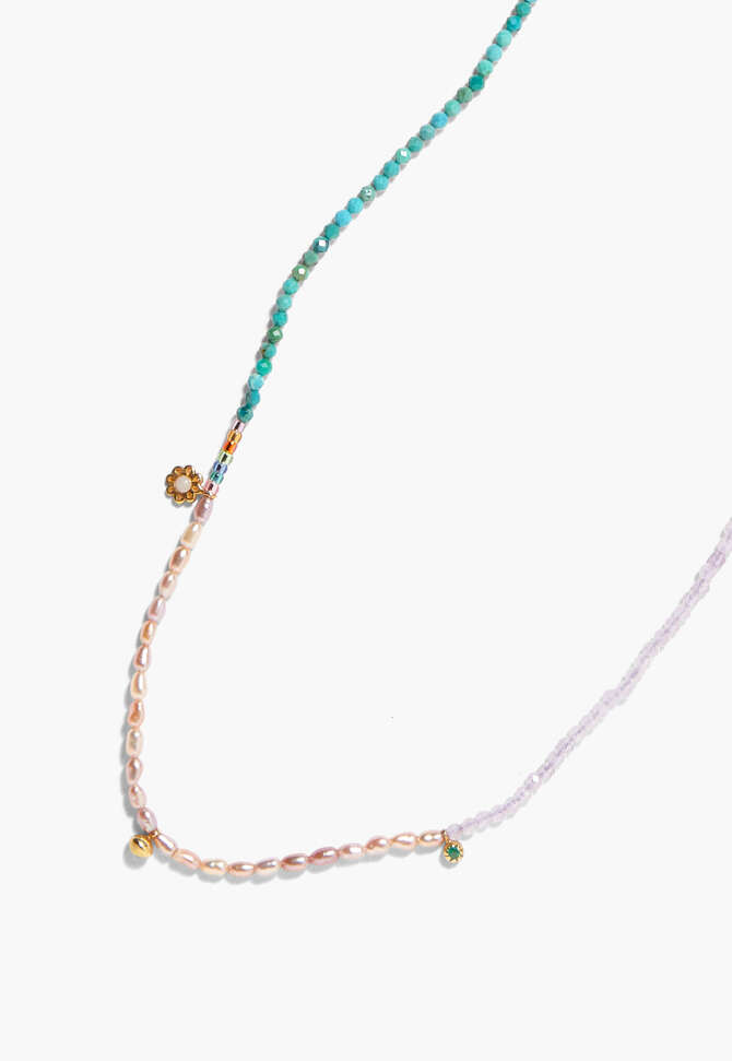 Necklace, Lilac pearl, completeTheLook