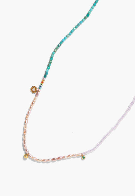 Necklace, Lilac pearl, completeTheLook