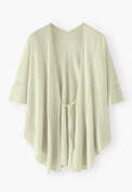 Knitted kimono cardigan, Pale mint, webstill