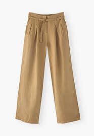 Wide-leg trousers, Camel, webstill